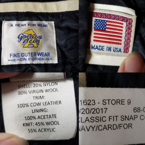 Kith Red and Navy Varsity Jacket - Picture 4 of 16